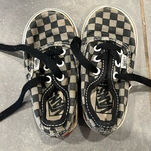 Vans gently used sneakers for toddler size US 5